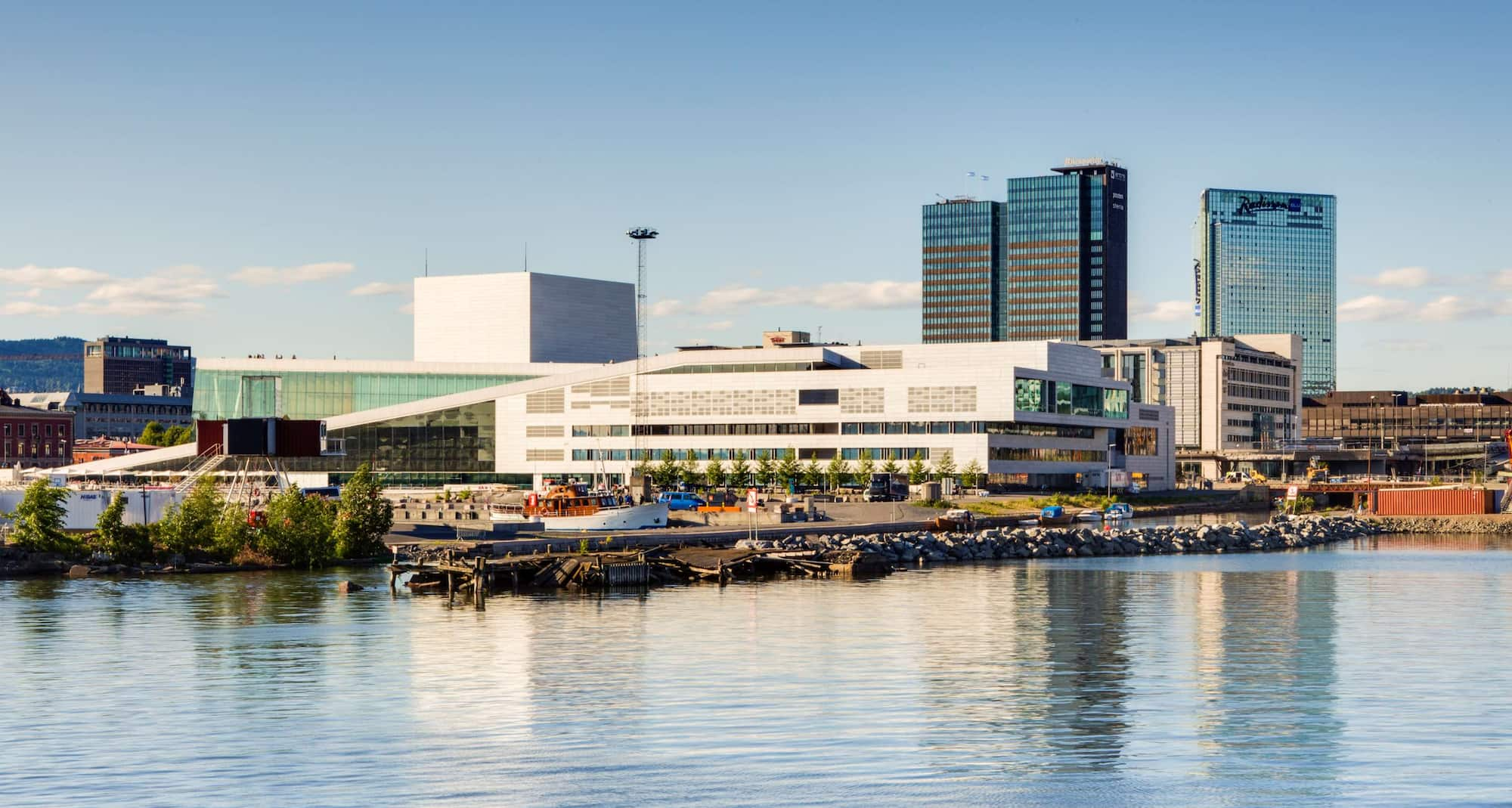 Radisson Blu Plaza Hotel, Oslo - Exterior View from Sea