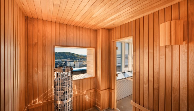 Radisson Blu Plaza Hotel, Oslo - Sauna - top floor