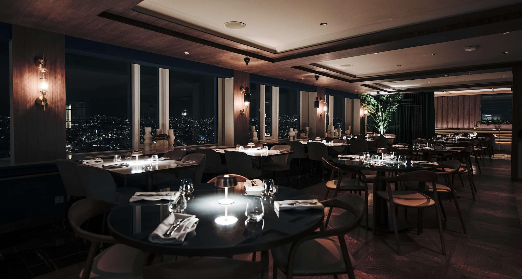 Radisson Blu Plaza Hotel, Oslo - The Top Restaurant evening