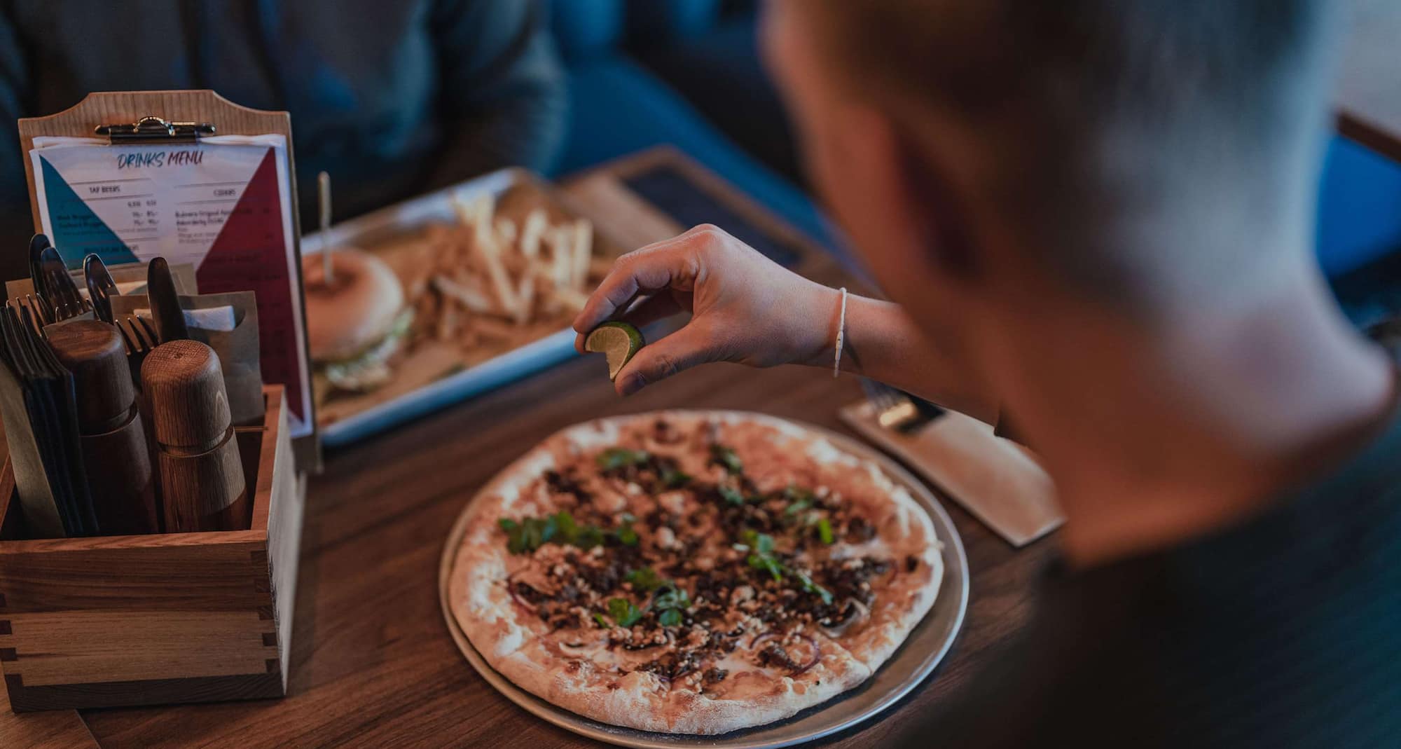 Radisson Blu Polar Hotel, Spitsbergen - Pizza at Barentz Gastropub.