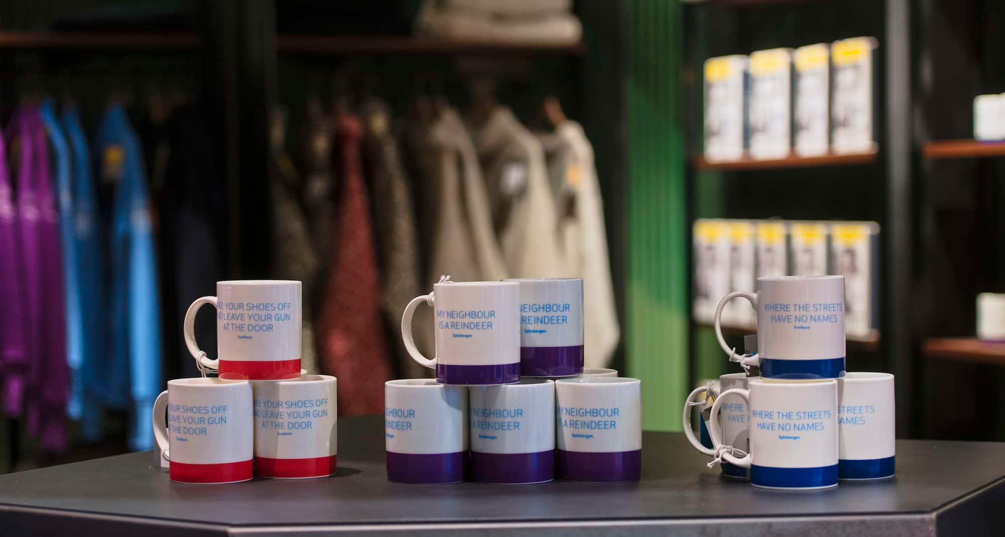 Gift Shop in the Lobby of the Radisson Blu Polar Hotel, Spitsbergen.