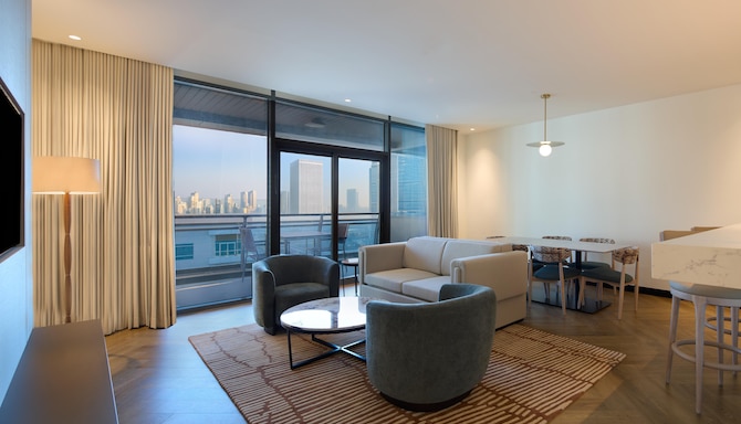 Radisson Blu Residence, Dubai Marina - Living room - Two Bedroom Apartment