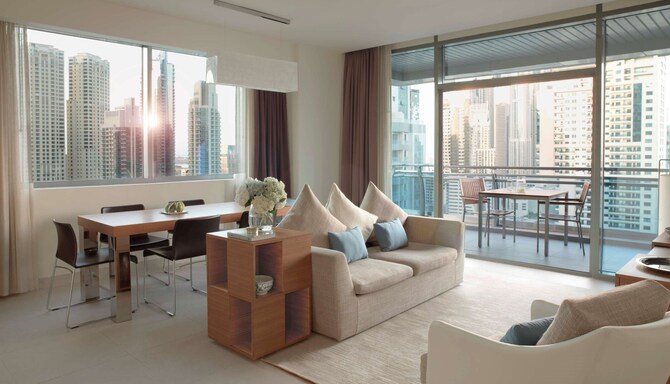 The Radisson Blu Residence, Dubai Marina - Premium Apartment - Two Bedrooms - Marina View