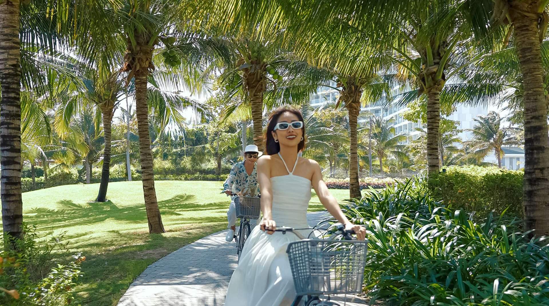 Radisson Blu Resort, Cam Ranh - Cycling at resort garden