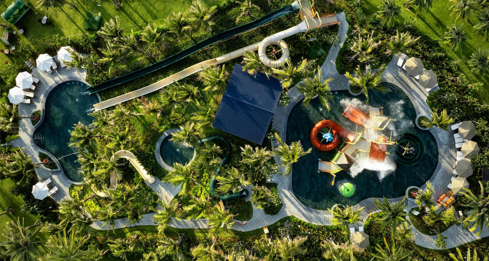Radisson Blu Resort, Cam Ranh - Waterpark Top View
