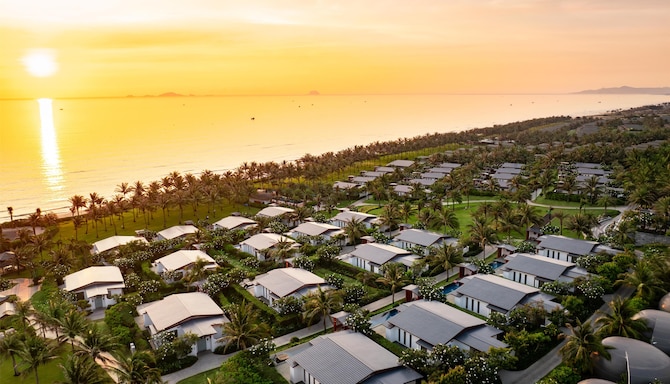 Radisson Blu Resort, Cam Ranh - All Villas Aerial View Sunrise