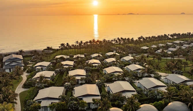 Radisson Blu Resort, Cam Ranh - All Villas Aerial View Sunrise