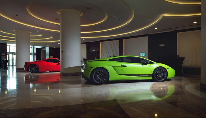 Radisson Blu Resort & Congress Centre, Sochi - Cars in Lobby