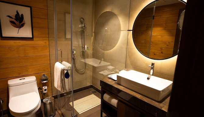 Radisson Blu Resort Dharamshala - Bad im Gästezimmer