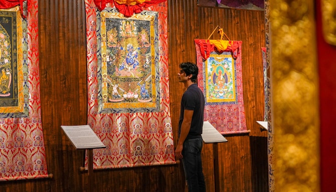 Learn the history of centuries old Thangka Art at the Himalayan Art Museum