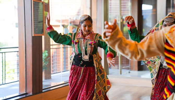 Traditional Nati Dance performance at Radisson Blu Resort Dharamshala