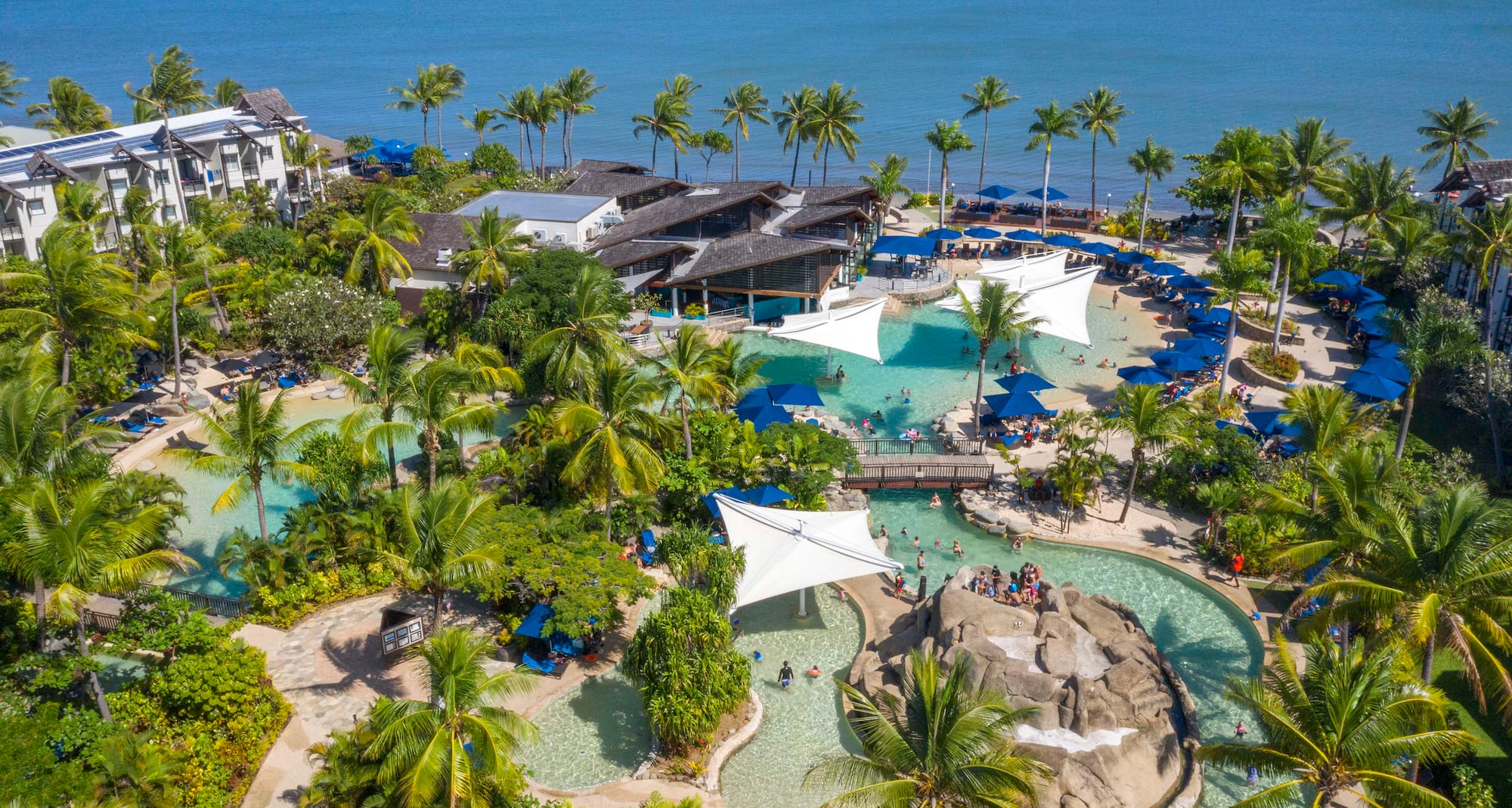 Radisson Blu Resort, Fiji Denarau Island - Children's Pool - Aerial