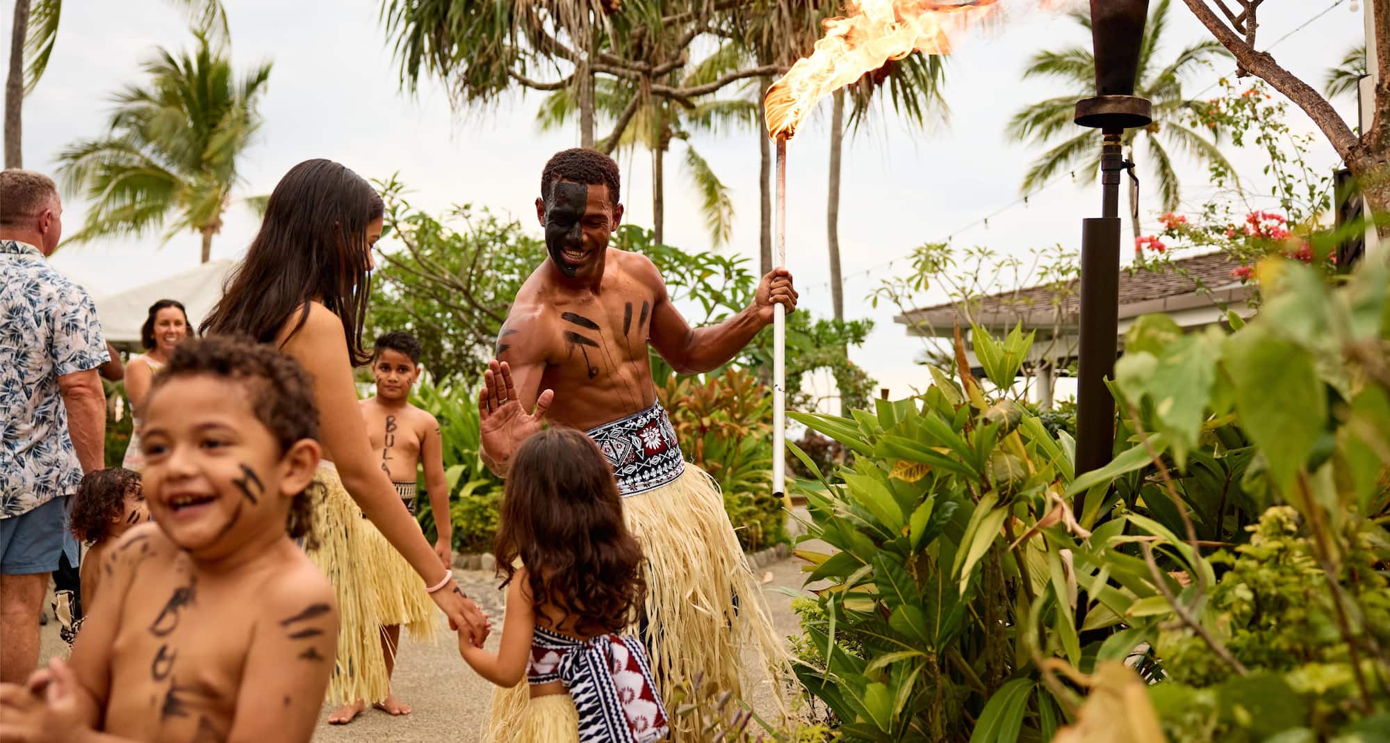 Radisson Blu Resort, Fiji Denarau Island - Torch Lighting