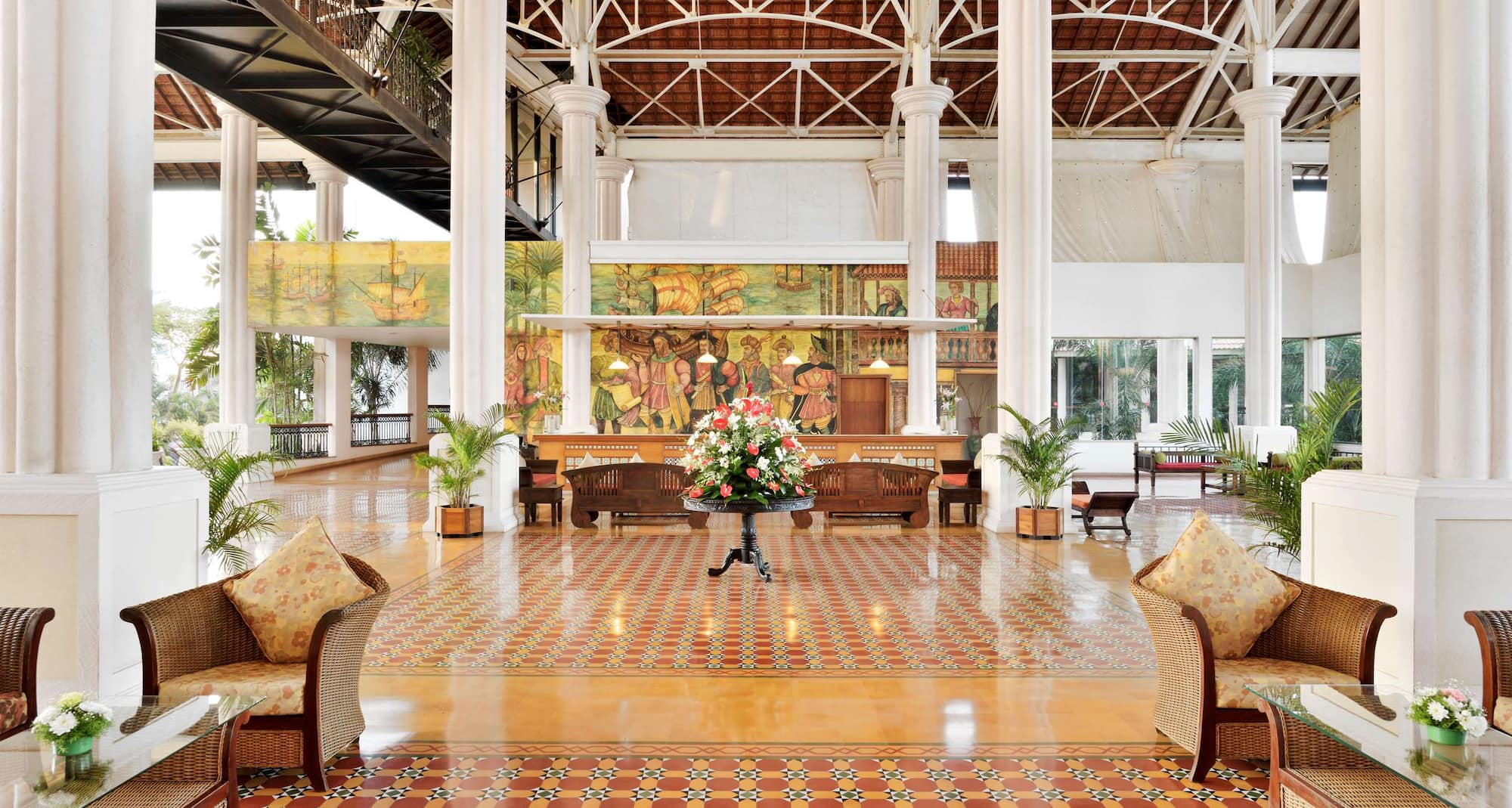 Radisson Blu Resort Goa Cavelossim Beach - Reception view from lobby