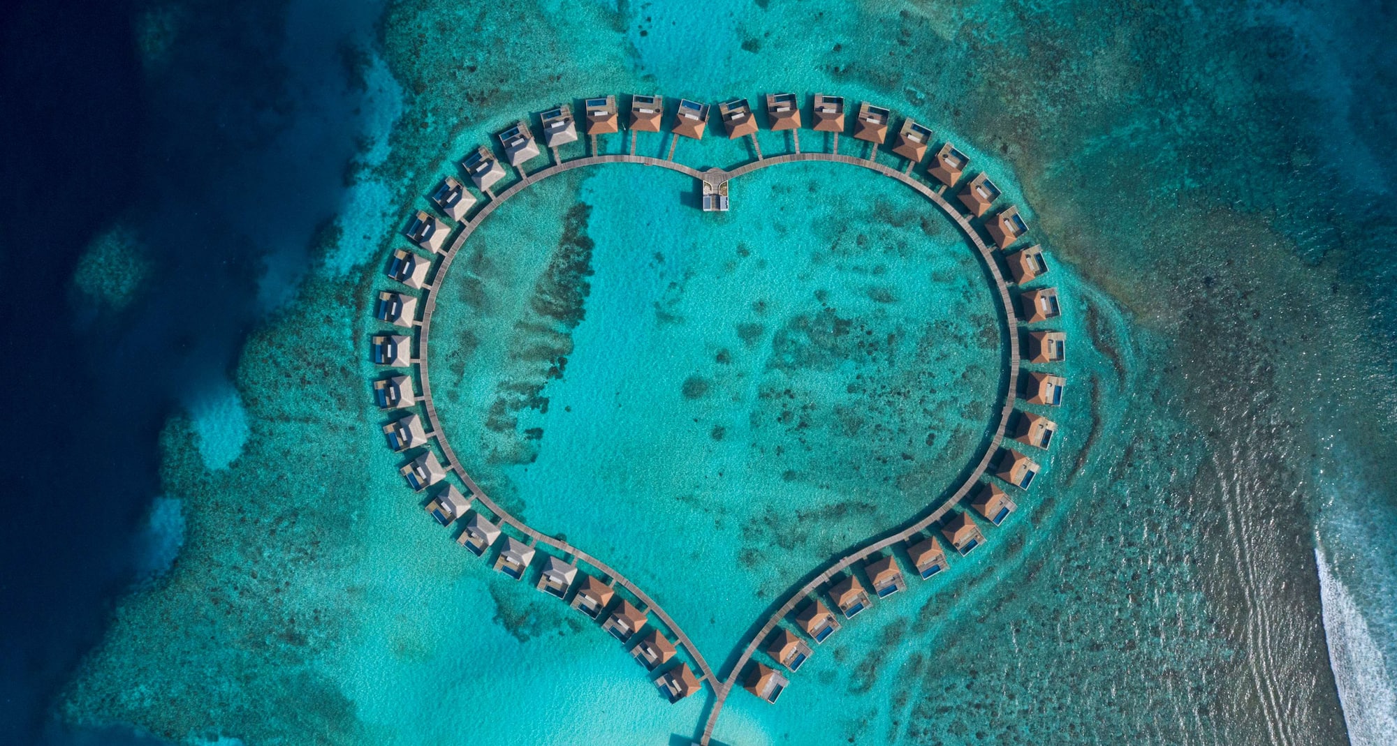 Radisson Blu Resort, Maldives - South wing aerial view
