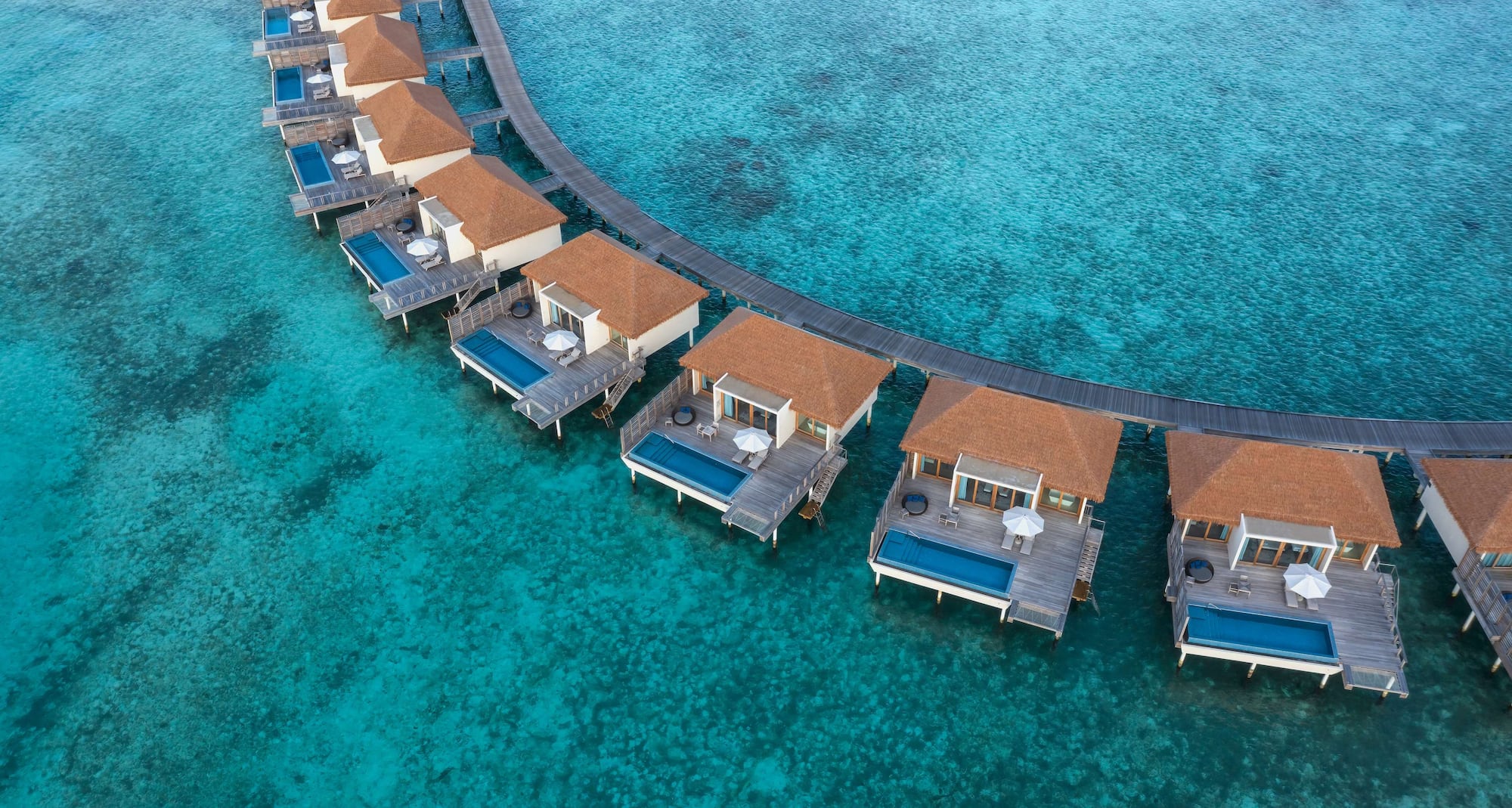 Radisson Blu Resort, Maldives - Aerial Overwater Villas