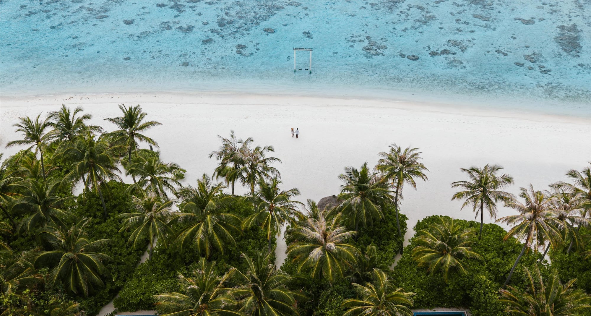 Radisson Blu Resort, Maldives - Aerial Island - Day