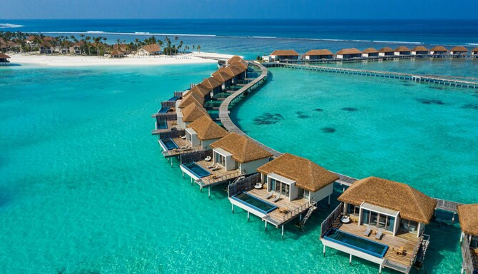 - RBR MD Overwater Villa Aerial View