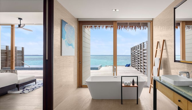 Radisson Blu Resort, Maldives - Overwater Villa - Sunset View & Pool_Bathroom