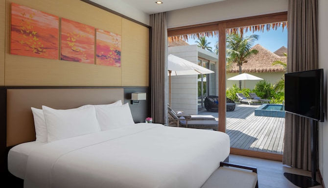 Radisson Blu Resort, Maldives - Three Bedroom Beach Suite Villa second bedroom