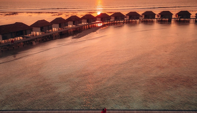 Radisson Blu Resort, Maldives - Overwater Villas at Sunset