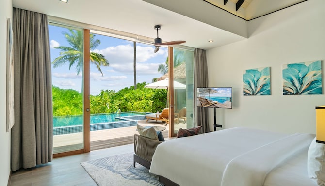 Radisson Blu Resort, Maldives - Two Bedroom Beach Villa Master Bedroom