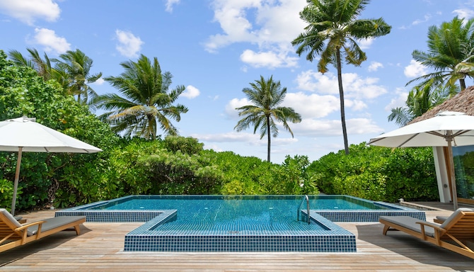 Radisson Blu Resort, Maldives - Three Bedroom Beach Villa view from bedroom