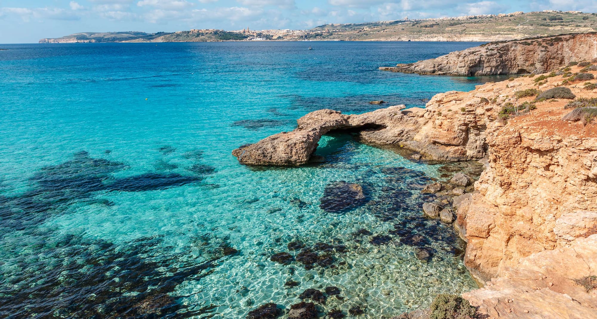 Comino Island in Malta