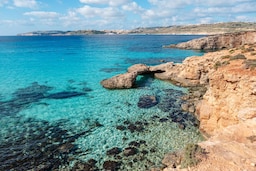 Comino Island in Malta
