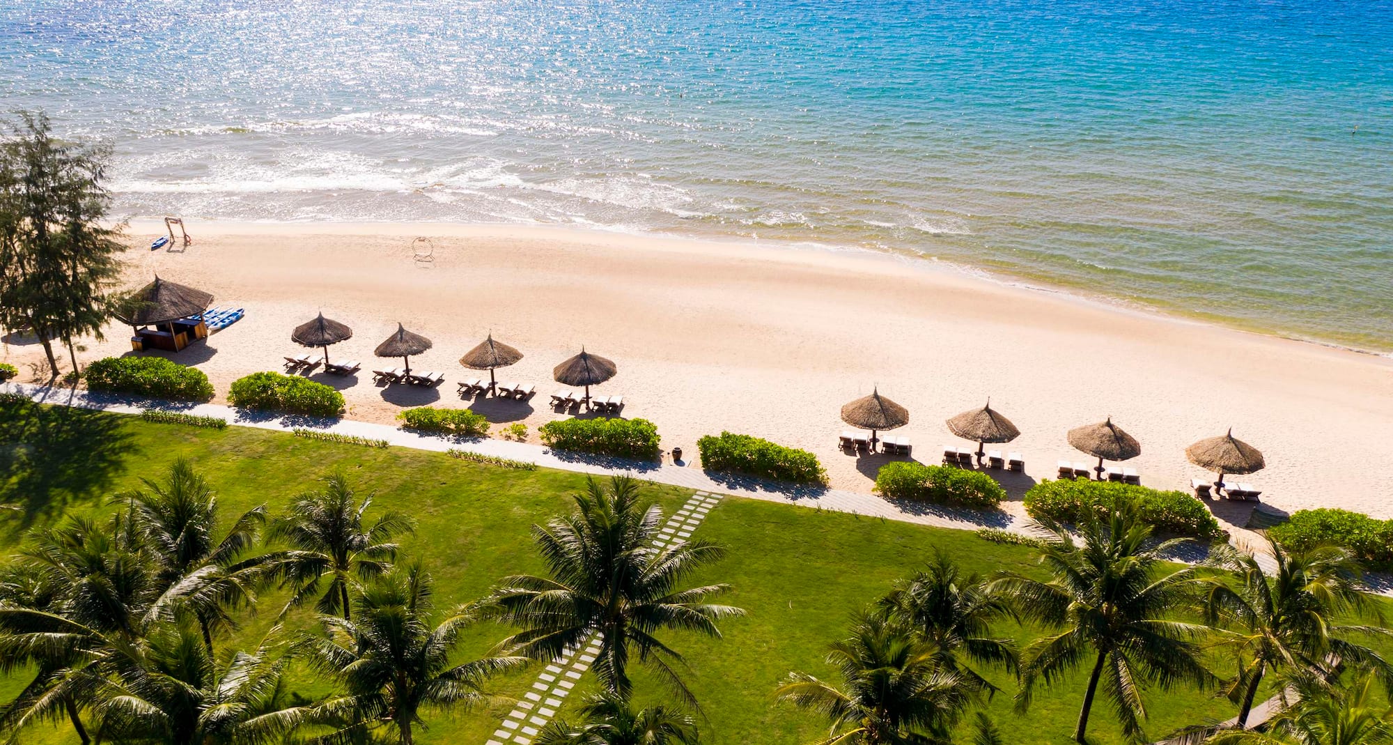Radisson Blu Resort, Phu Quoc - Beach from bird's eye view