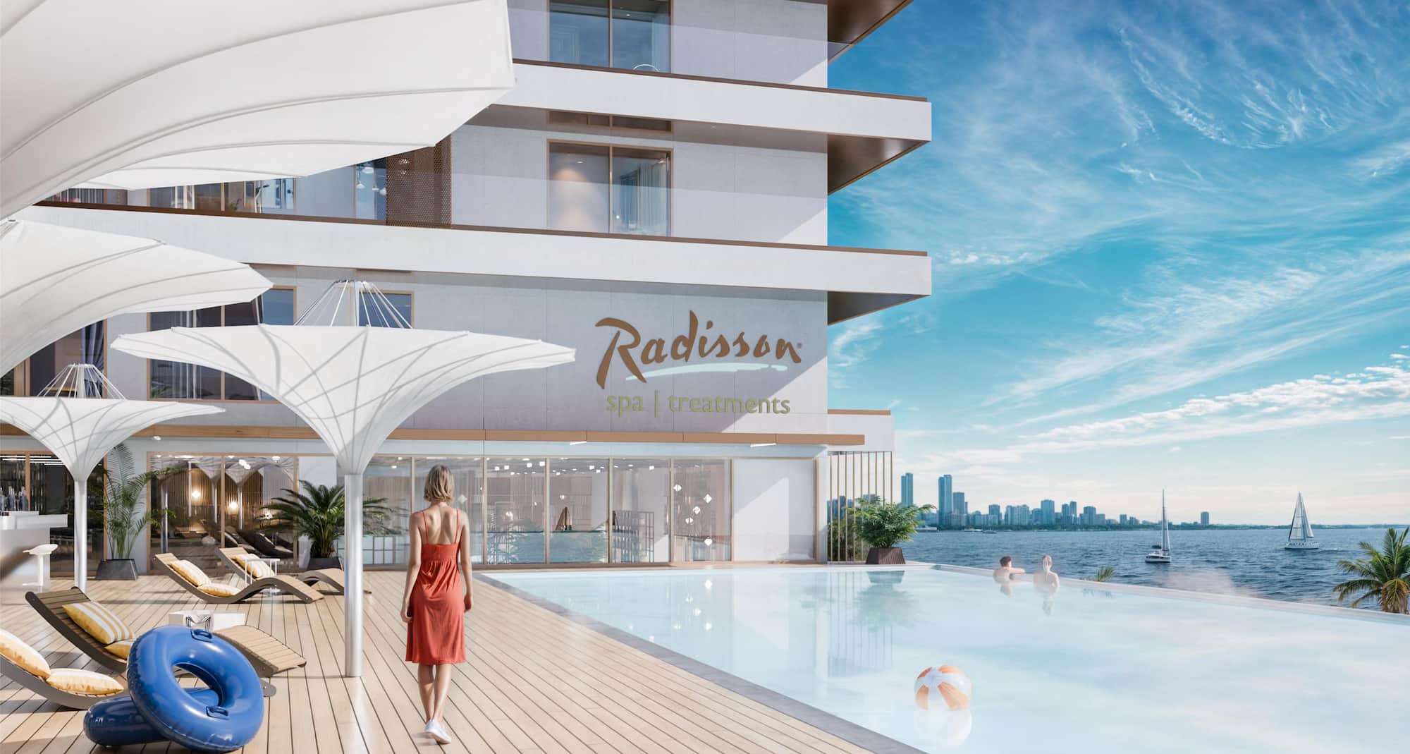 Radisson Blu Resort & Residences Mamaia - Pool view