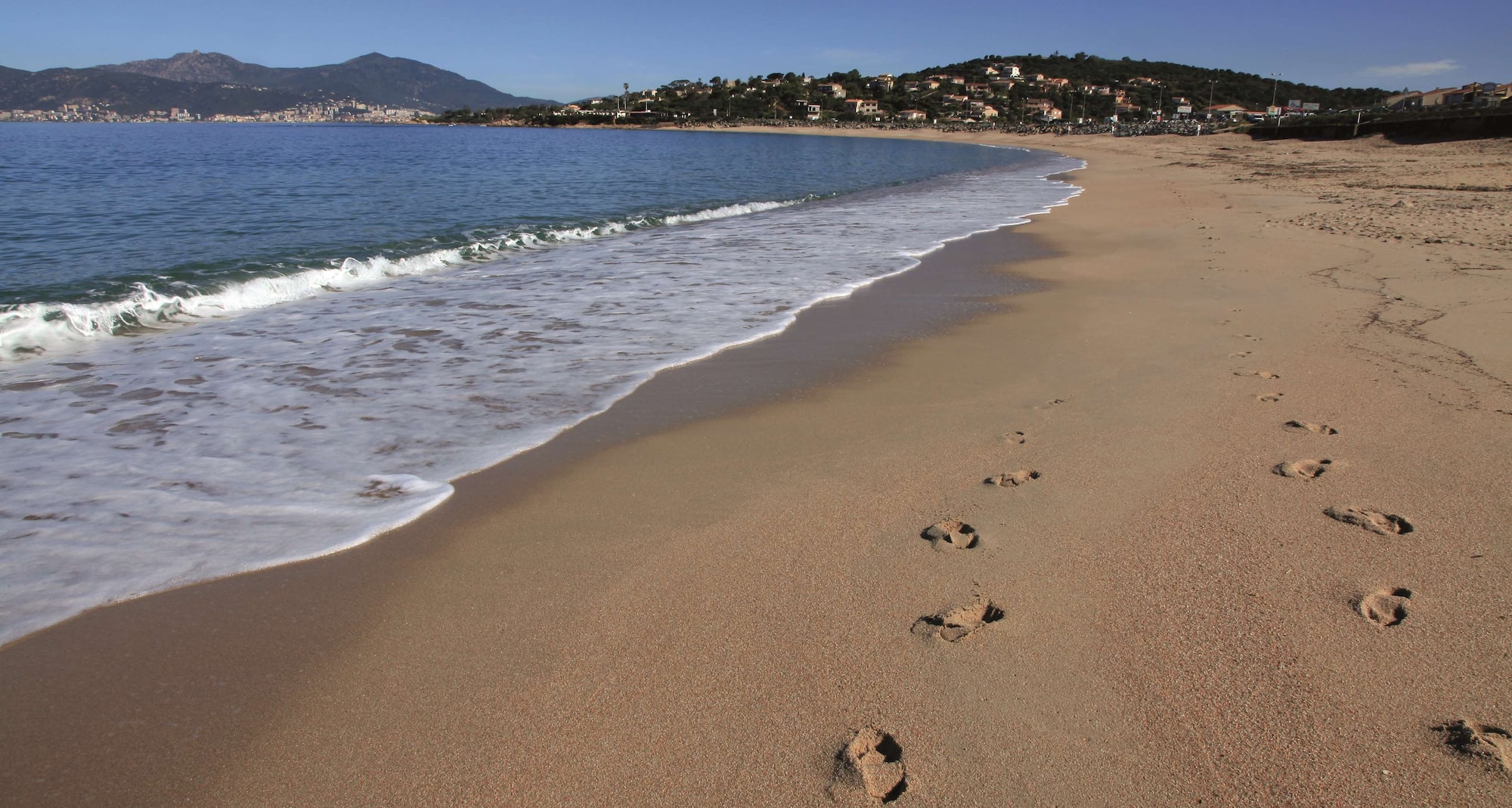 Radisson Blu Resort & Spa, Ajaccio Bay - Beach footprints in the sand