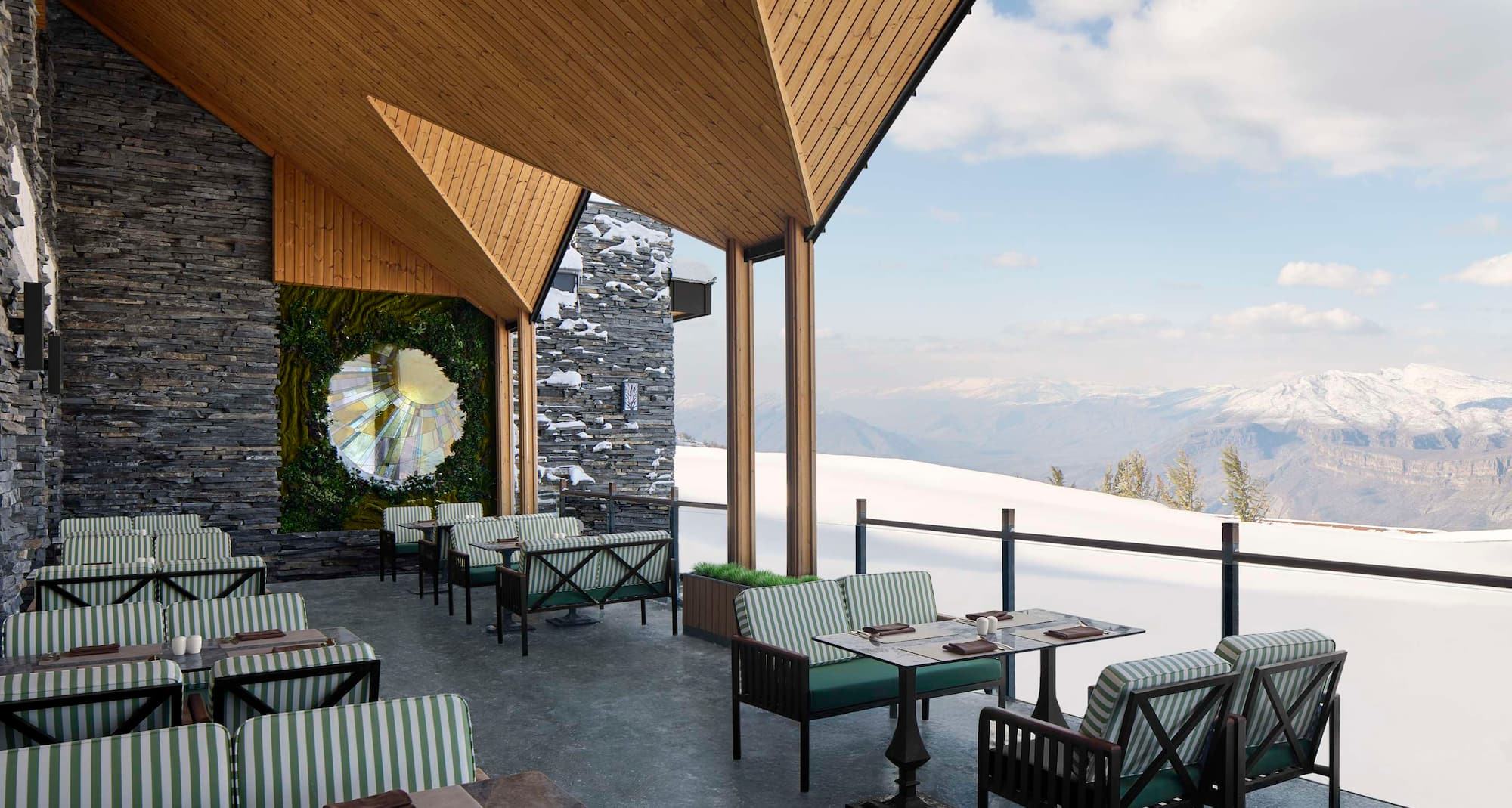 Radisson Blu Resort and Spa, Korek Mountain - Korek Restaurant Terrace