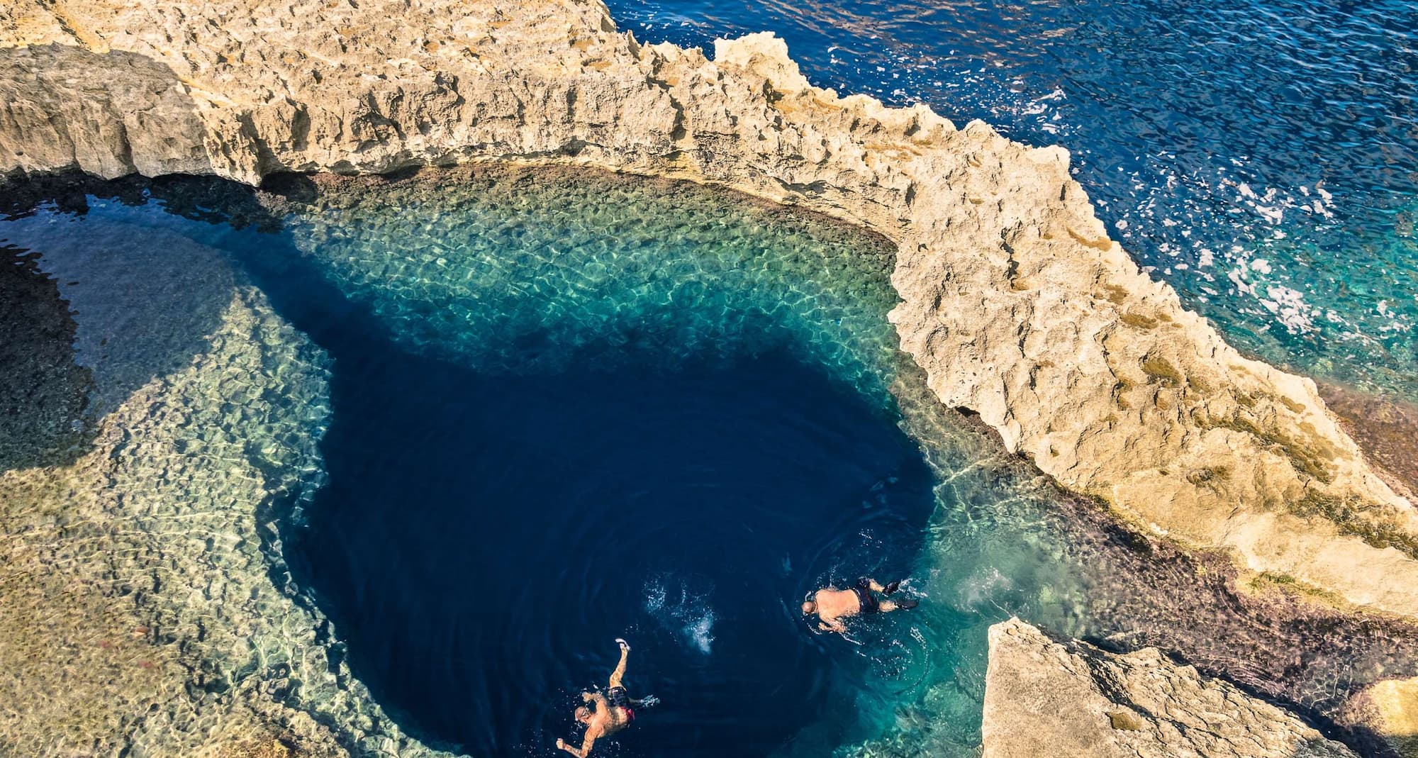 Gozo island - swimming holes