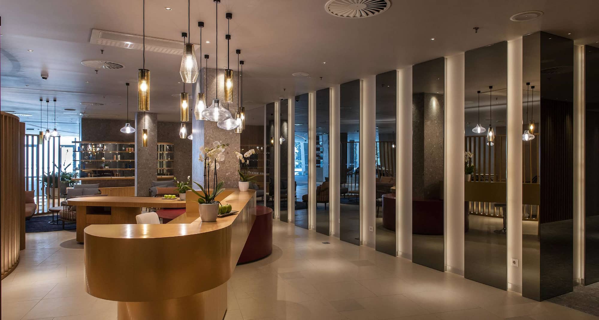 Radisson Blu Resort and Spa, Split - зона стойки регистрации в спа-салоне Spalato