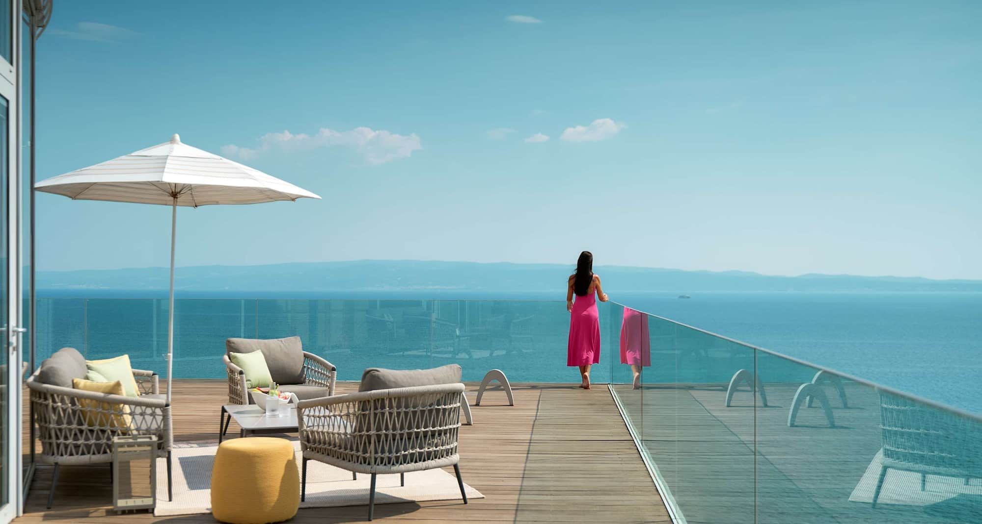 Radisson Blu Resort and Spa, Split - Penthouse Suite Guest on Terrace