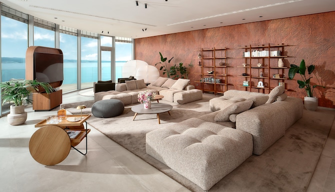 Radisson Blu Resort - Penthouse Suite Living Room
