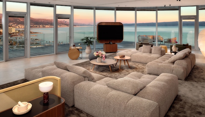 Radisson Blu Resort & Spa, Split - Penthouse Suite Living Room