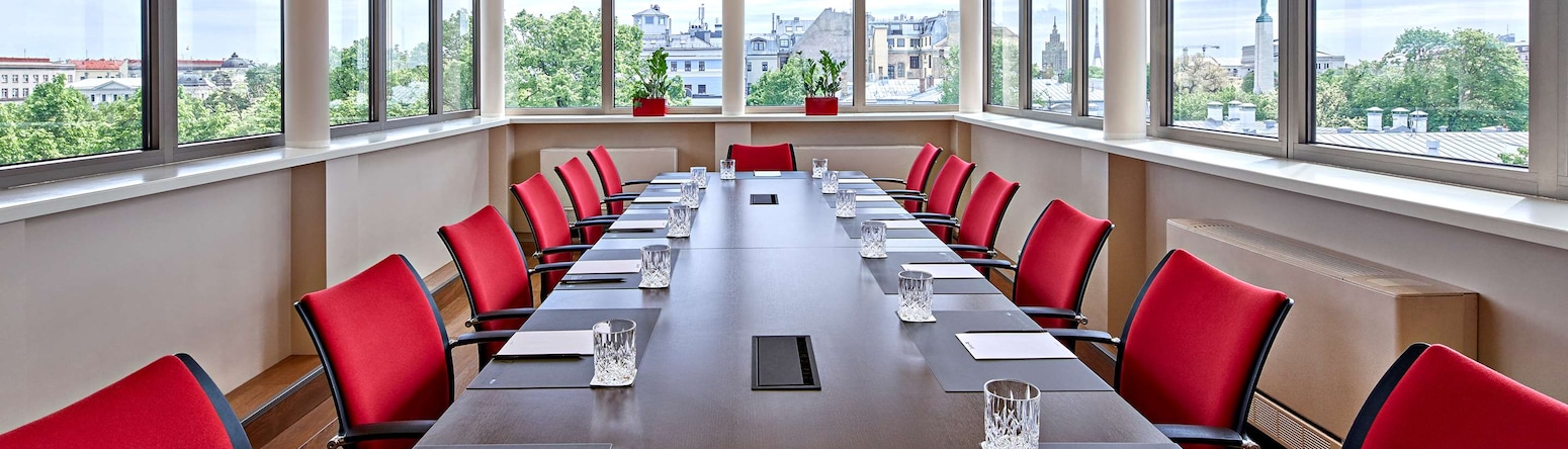 Radisson Blu Ridzene Hotel, Riga - Ziedonis meeting room boardroom set-up
