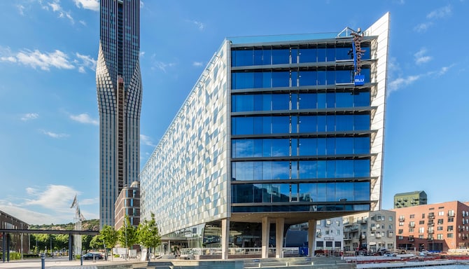 Radisson Blu Riverside Hotel, Gothenburg - Vy över fasaden