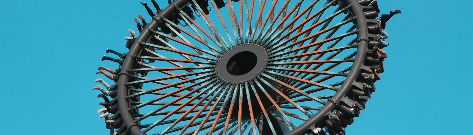 Radisson Blu Riverside Hotel, Gothenburg - Rollercoaster at amusementpark