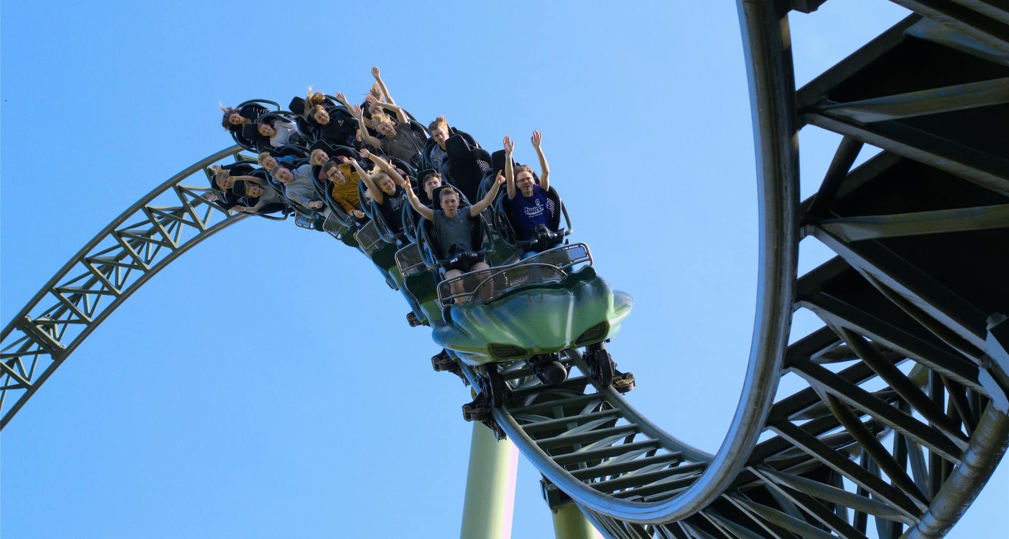 Radisson Blu Riverside Hotel, Gothenburg - Rollercoaster at amusementpark