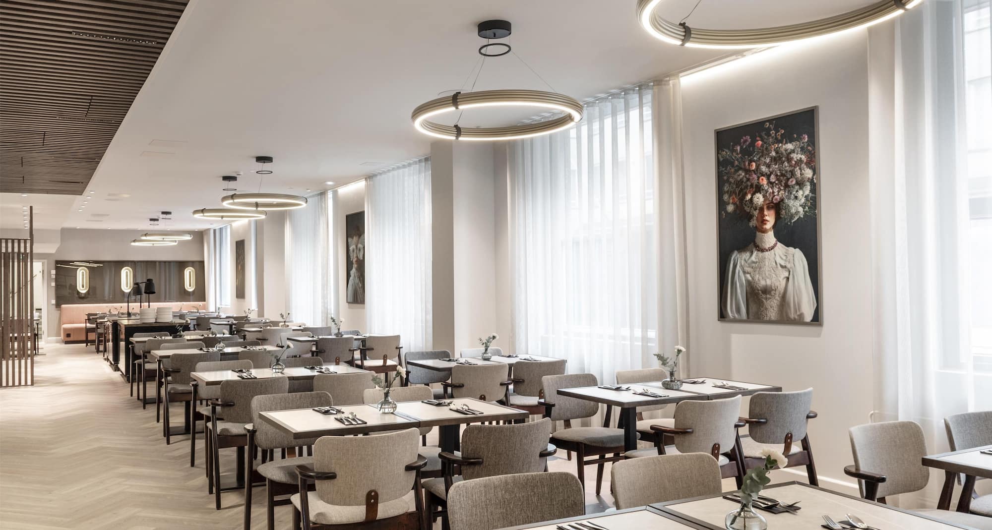 Radisson Blu Royal Hotel, Helsinki - Restaurant Johan Breakfast Area