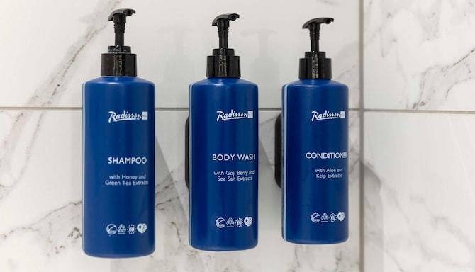 Radisson Blu Scandinavia Hotel, Copenhagen, A Verified Net Zero Hotel - Bathroom Amenities