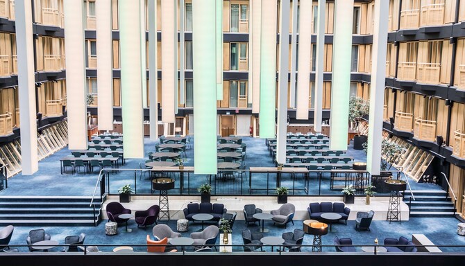 Radisson Blu Scandinavia Hotel, Goteborg - The Terrace, multipurpose area.