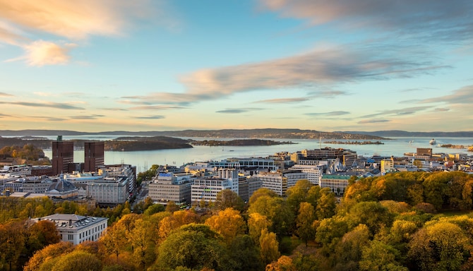 Radisson Blu Scandinavia Hotel, Oslo - Uitzicht vanuit logeerkamer