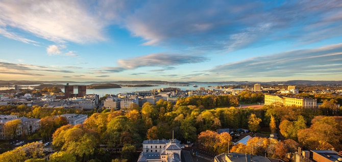 Radisson Blu Scandinavia Hotel, Oslo - Uitzicht vanuit suite