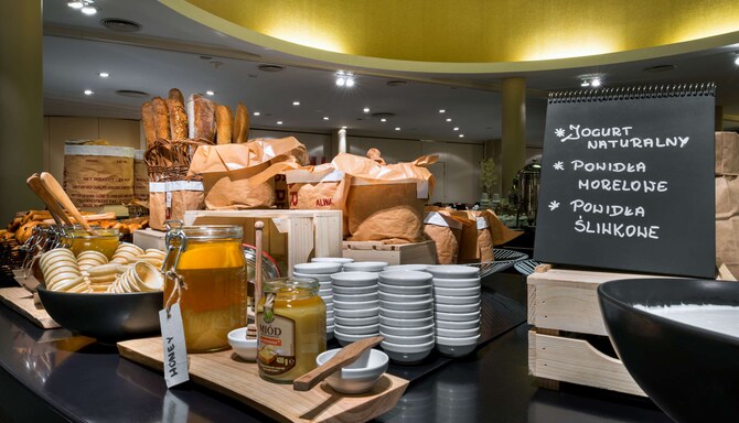 Radisson Blu Sobieski Hotel, Warsaw — śniadanie