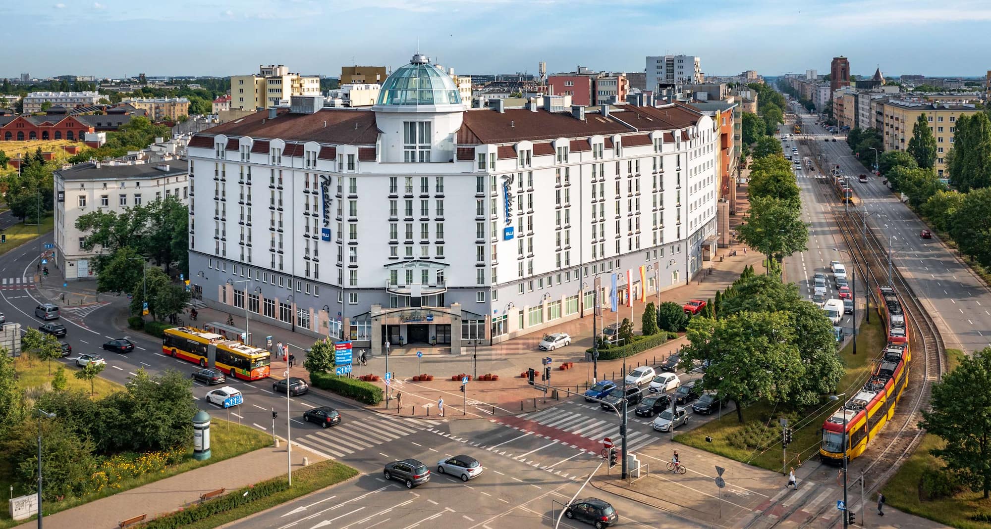 Radisson Blu Sobieski Hotel, Warsaw - Facade