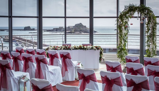 Radisson Blu Waterfront Hotel, Jersey - Le Hocq Meeting Room Wedding Ceremony